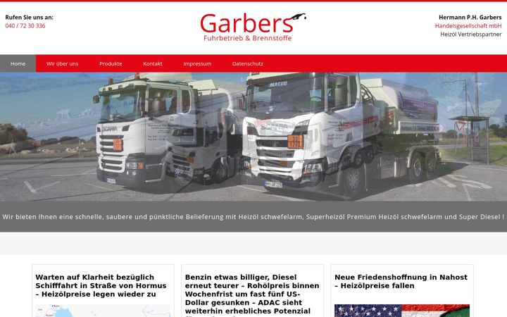 Screenshot of garbers-brennstoffe.de