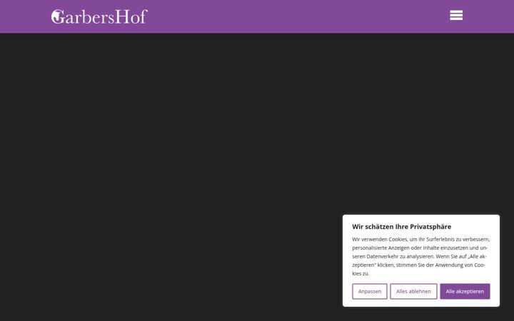 Screenshot of garbershof.de