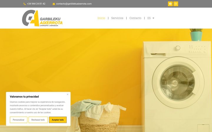 Screenshot of garbilekuaixerrota.com