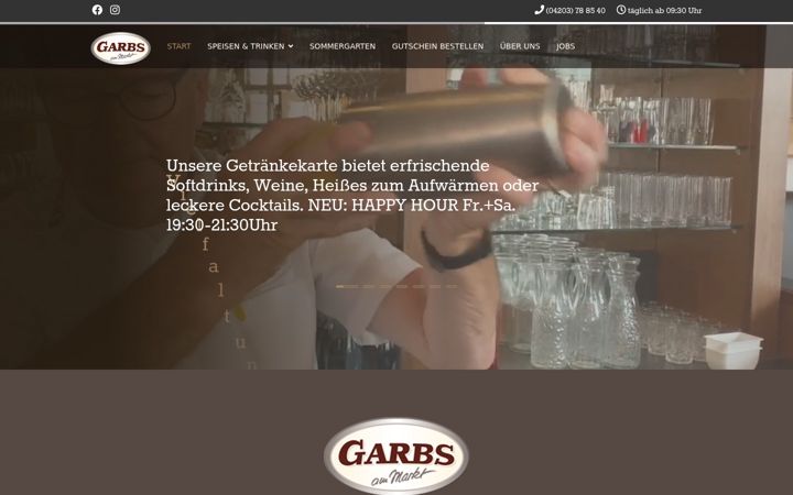 Screenshot of garbs-am-markt.de