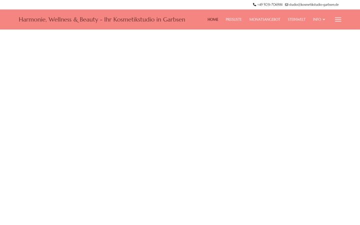 Screenshot of garbsen-kosmetik.de