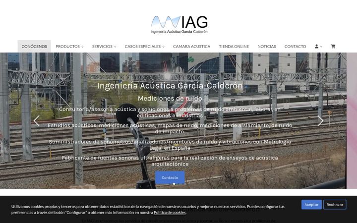 Screenshot of garcia-calderon.com