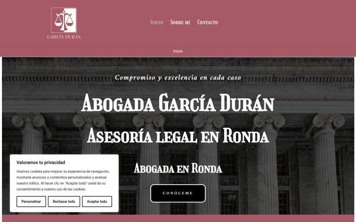 Screenshot of garcia-duran.com