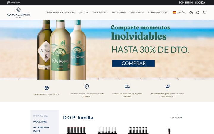 Screenshot of garciacarrion.com