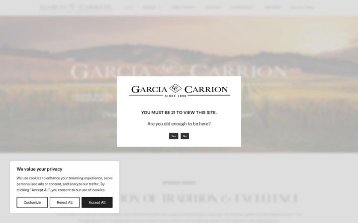 Screenshot of garciacarrionusa.com