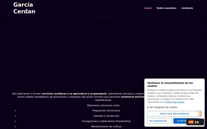 Screenshot of garciacerdan.es