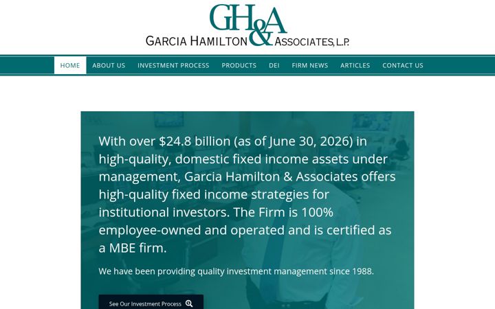 Screenshot of garciahamiltonassociates.com