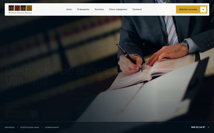 Screenshot of garciamurriaabogados.es