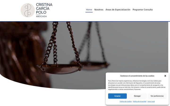 Screenshot of garciapoloabogados.com