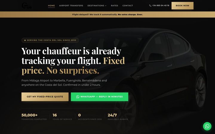 Screenshot of garciatransfervip.es