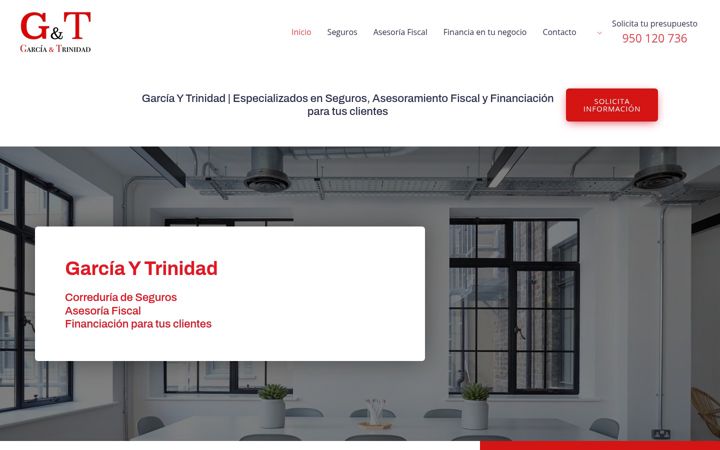 Screenshot of garciaytrinidad.com
