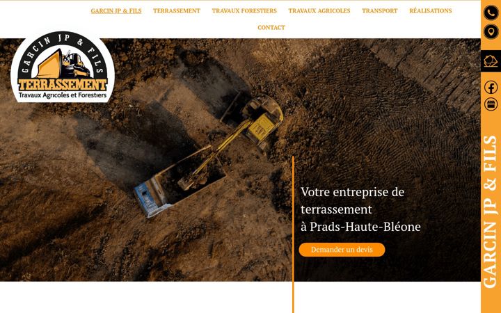 Screenshot of garcin-et-fils-terrassement.fr