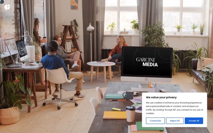 Screenshot of garcinimedia.com