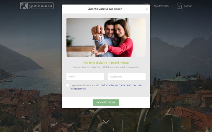 Screenshot of garda-casa.com