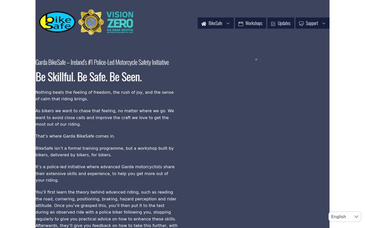 Screenshot of gardabikesafe.ie