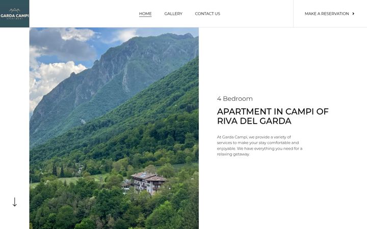 Screenshot of gardacampi.holiday