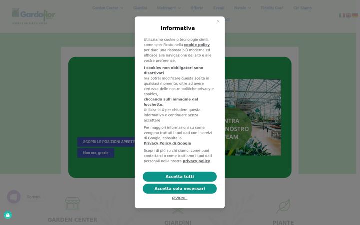 Screenshot of gardaflor.it