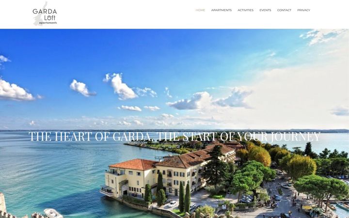 Screenshot of gardaloft.com