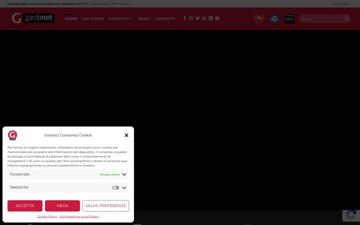 Screenshot of gardanetsrl.it
