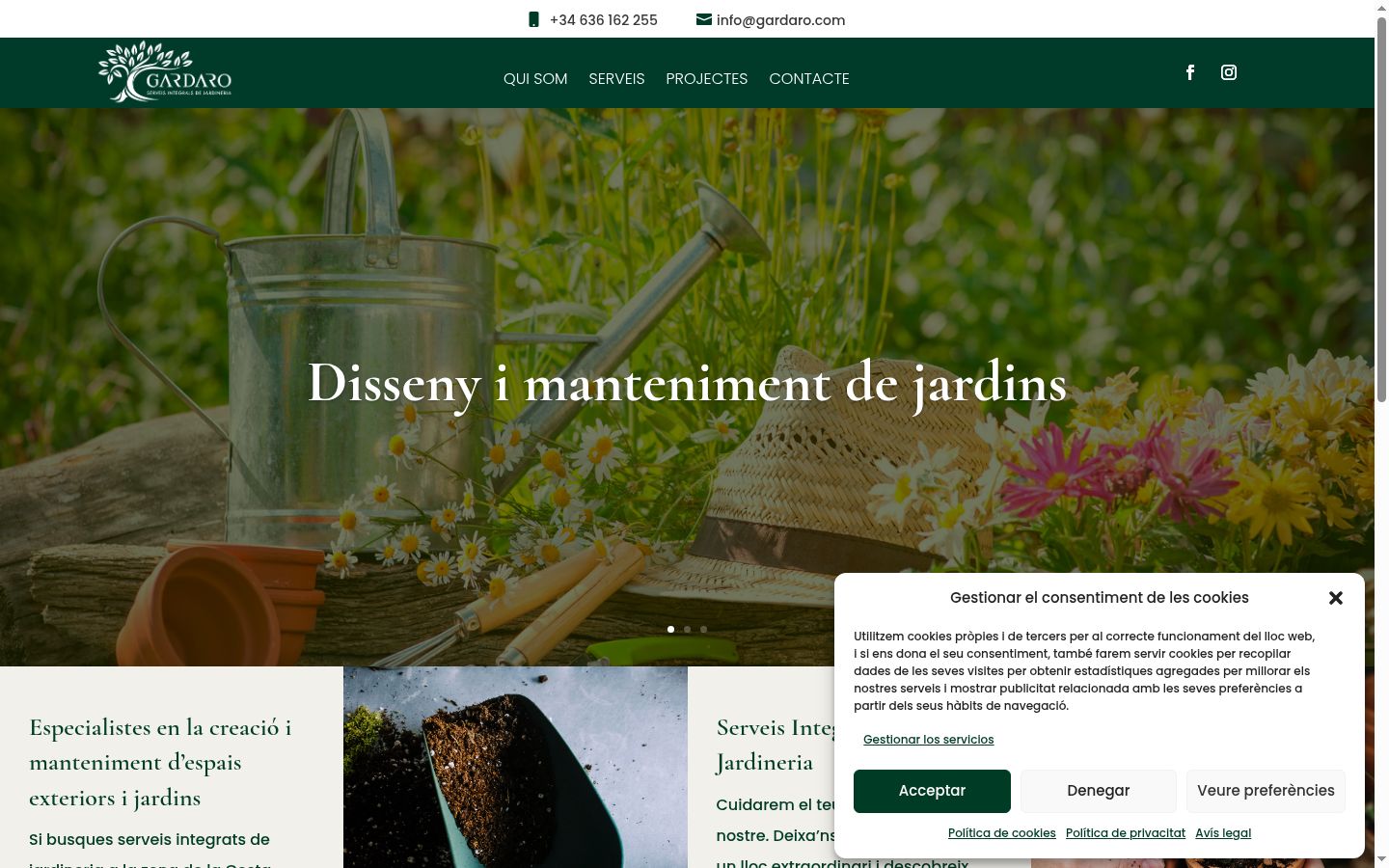 Screenshot tal-banner tal-kunsens muri qabel kwalunkwe interazzjoni