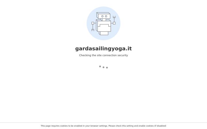 Screenshot of gardasailingyoga.it