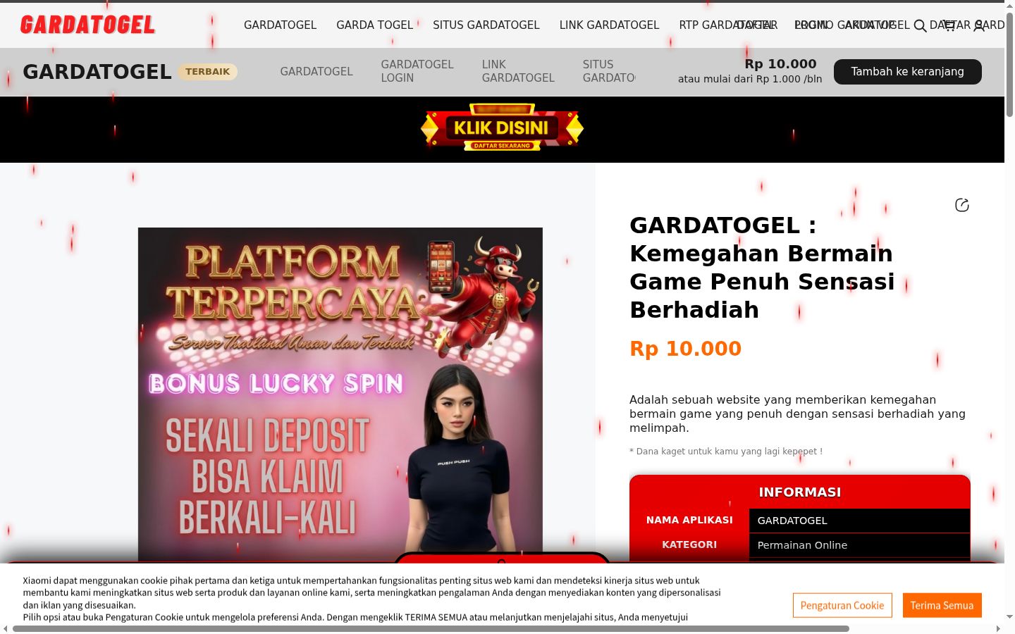 Screenshot tal-banner tal-kunsens muri qabel kwalunkwe interazzjoni