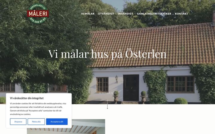 Screenshot of gardbolaget.se