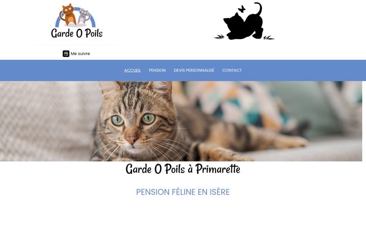 Screenshot of garde-o-poils-38.fr