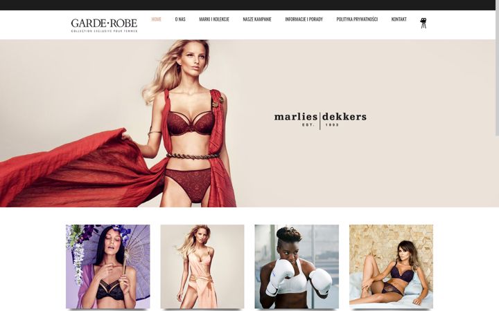 Screenshot of garde-robe.pl