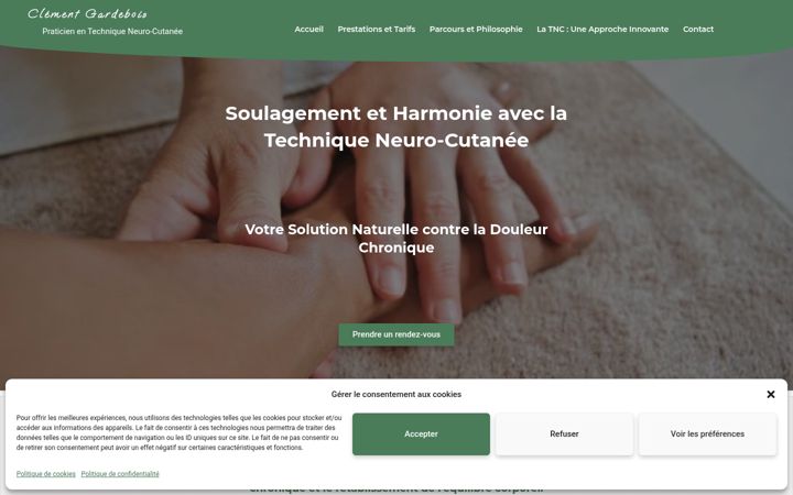 Screenshot of gardeboistnc.fr