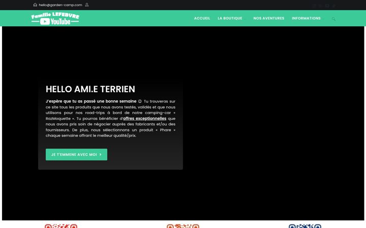 Screenshot of garden-camp.com