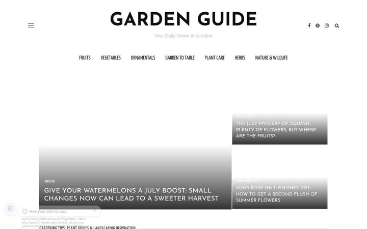 Screenshot of garden-guide.com