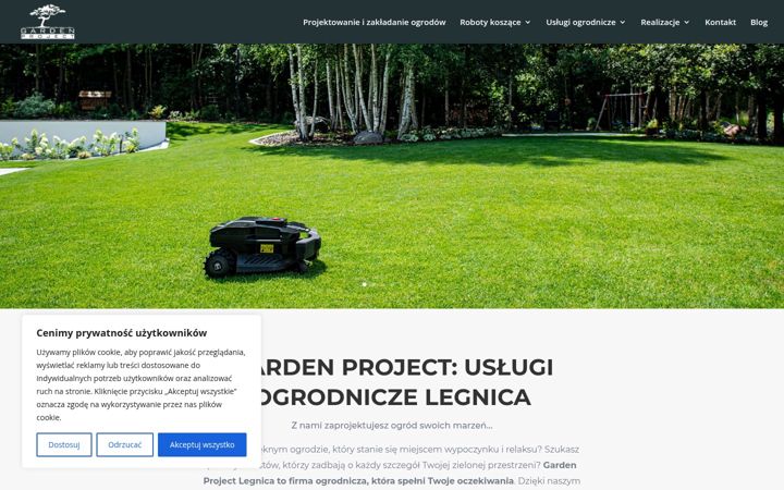 Screenshot of garden-project.pl