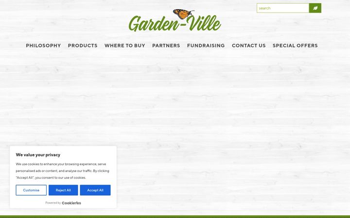 Screenshot of garden-ville.com