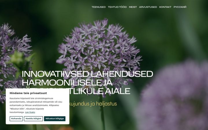 Screenshot of gardenart.ee