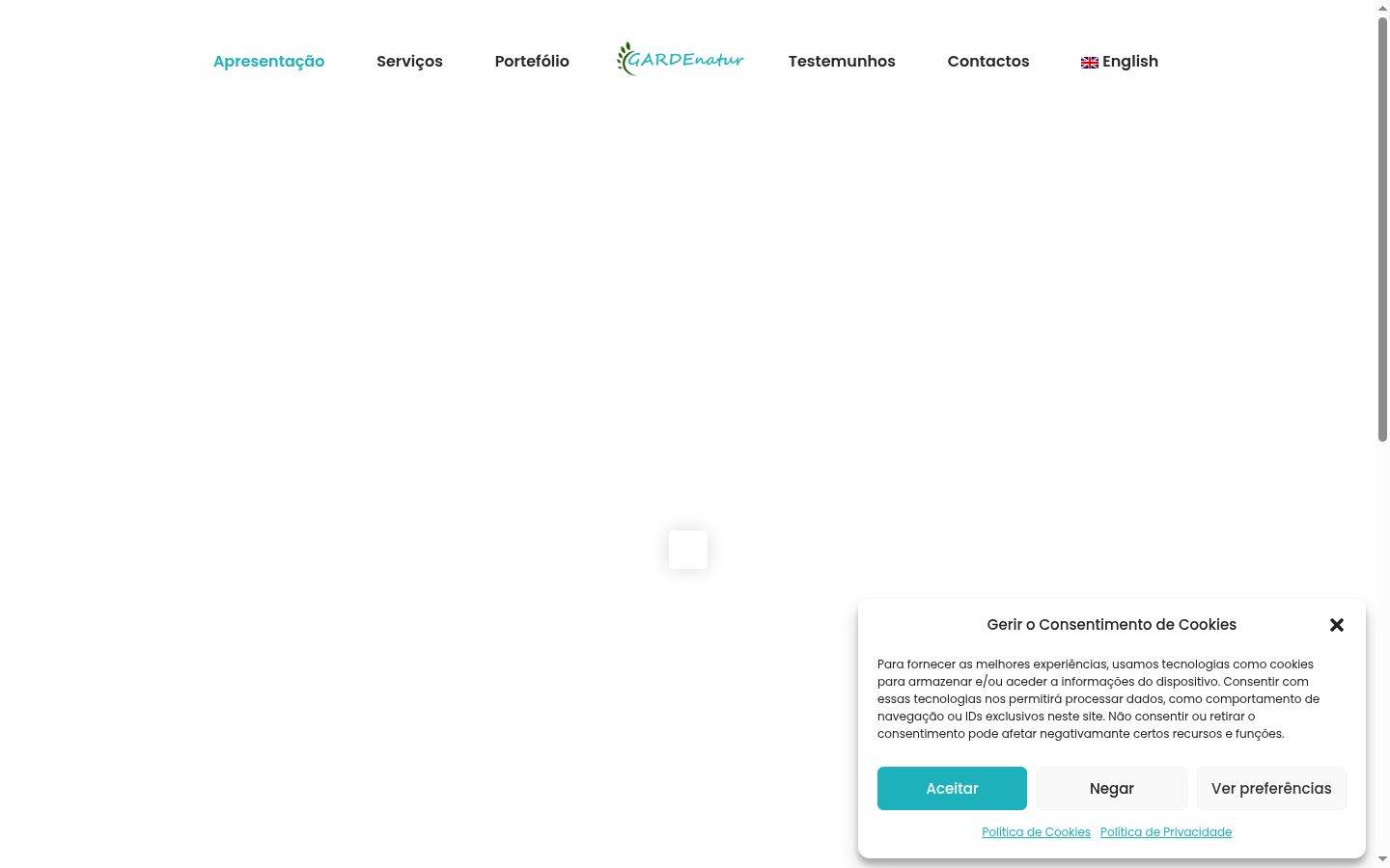 Capture d'écran de la bannière de consentement affichée avant toute interaction
