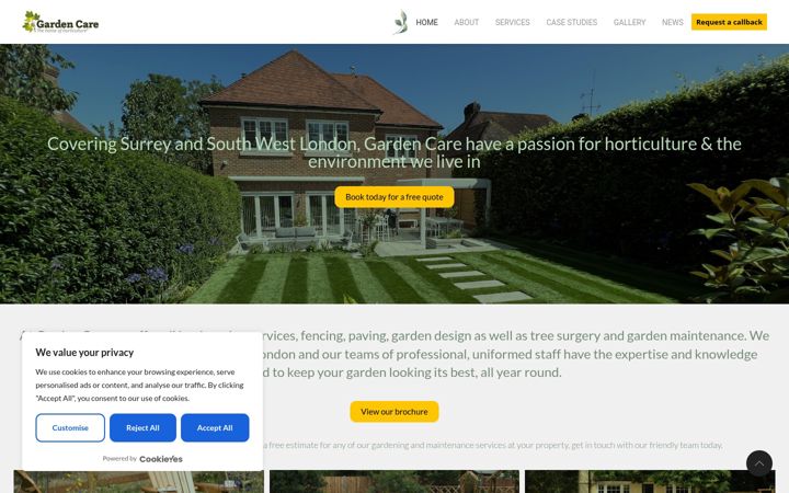 Screenshot of gardencare.uk.com