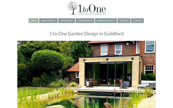 Screenshot of gardendesignerguildford.com