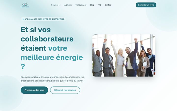 Screenshot of gardenergie.com