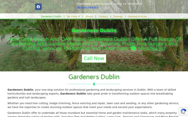 Képernyőkép: gardenersdublin.ie