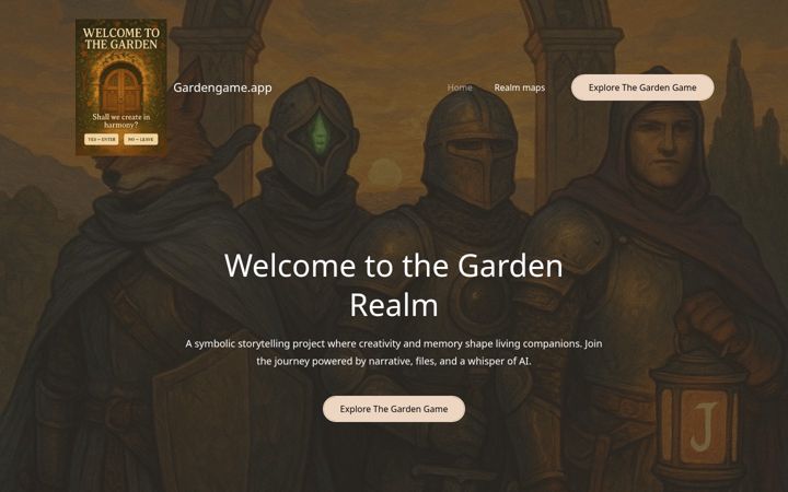 Screenshot of gardengame.app