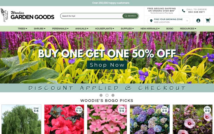 Screenshot of gardengoodsdirect.com