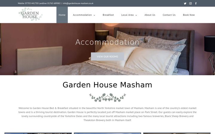 Screenshot of gardenhouse-masham.co.uk