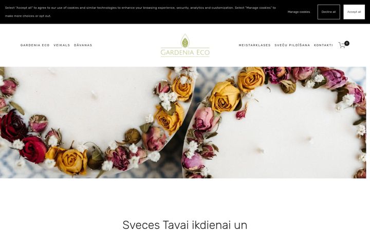 Screenshot of gardeniaeco.com