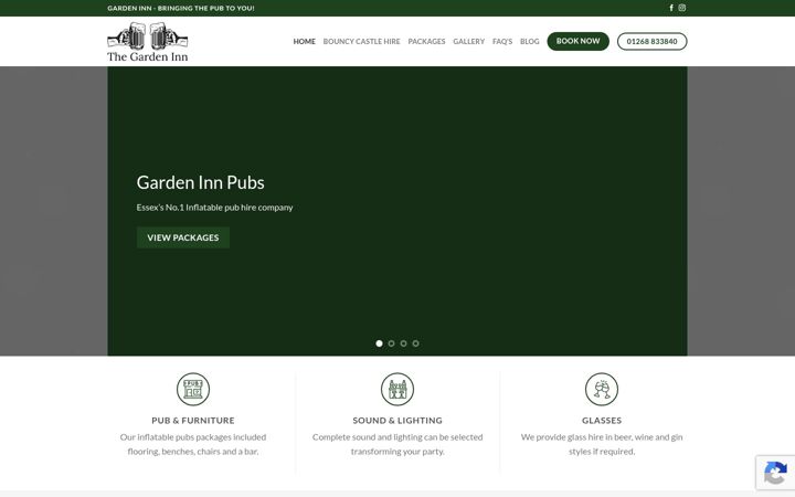 Screenshot of gardeninnpubs.com