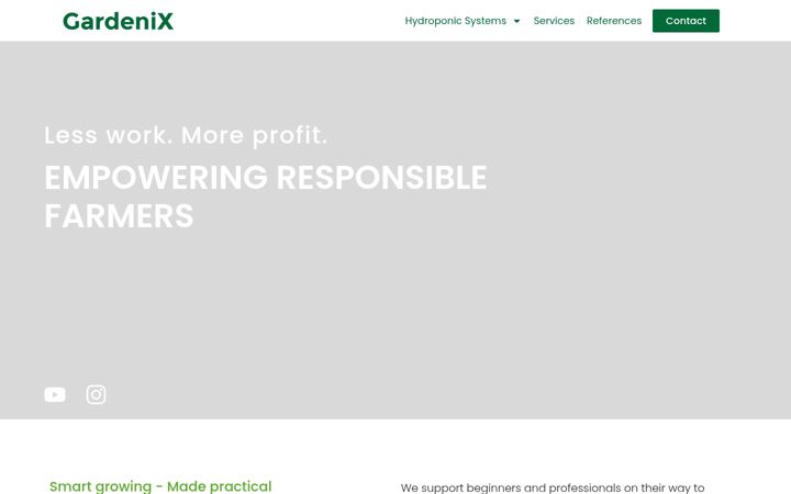 Screenshot of gardenix.cz