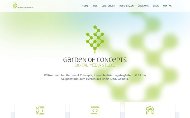 Screenshot of gardenofconcepts.com