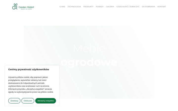 Screenshot of gardenrabbit.pl