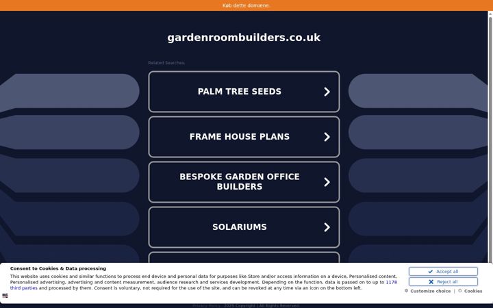 Screenshot of gardenroombuilders.co.uk