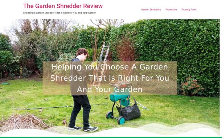 Screenshot of gardenshredderreview.co.uk